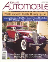 Collectible Automobile Vol. 18 # 3 magazine back issue