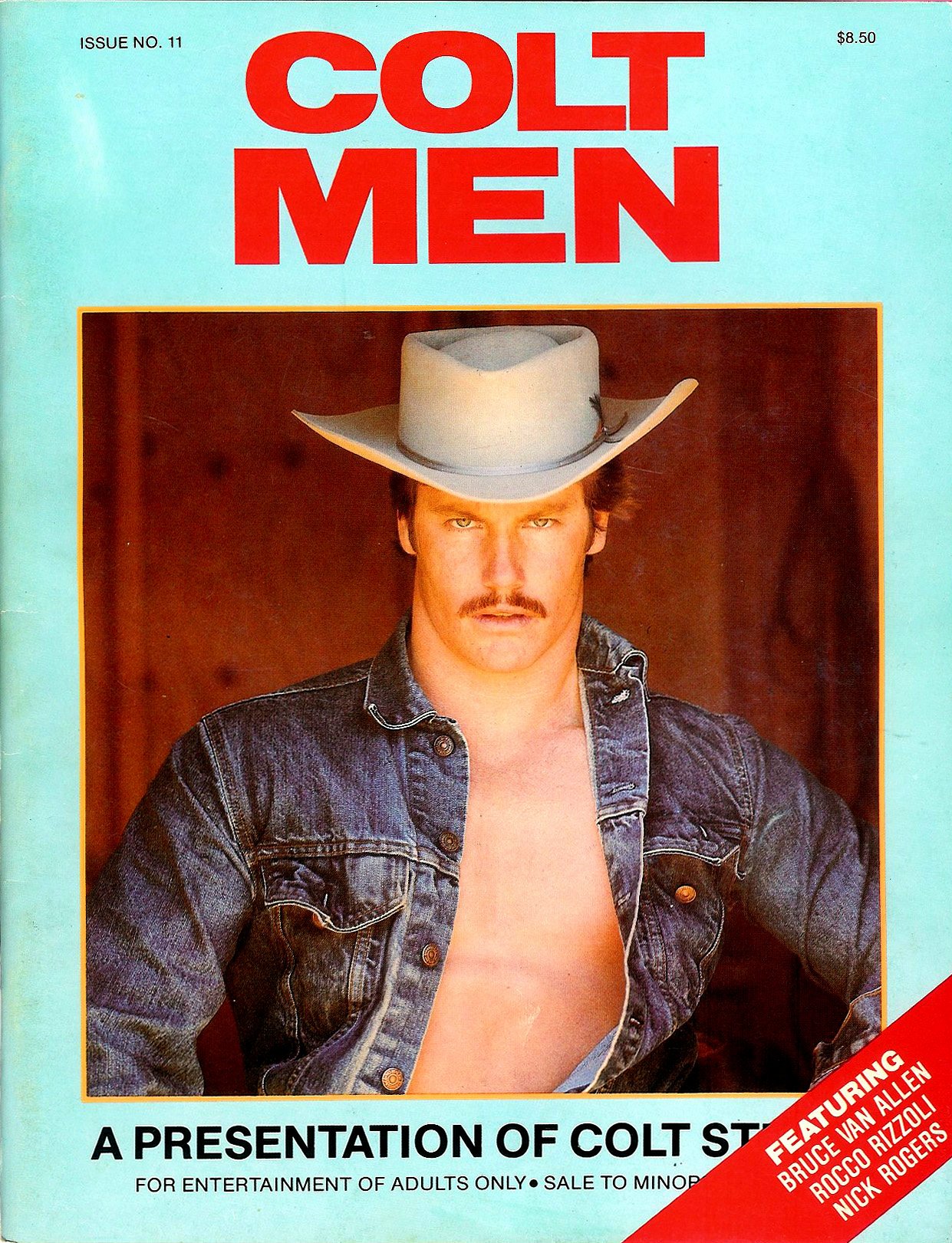 Colt Men # 11 magazine back issue Colt Men magizine back copy 