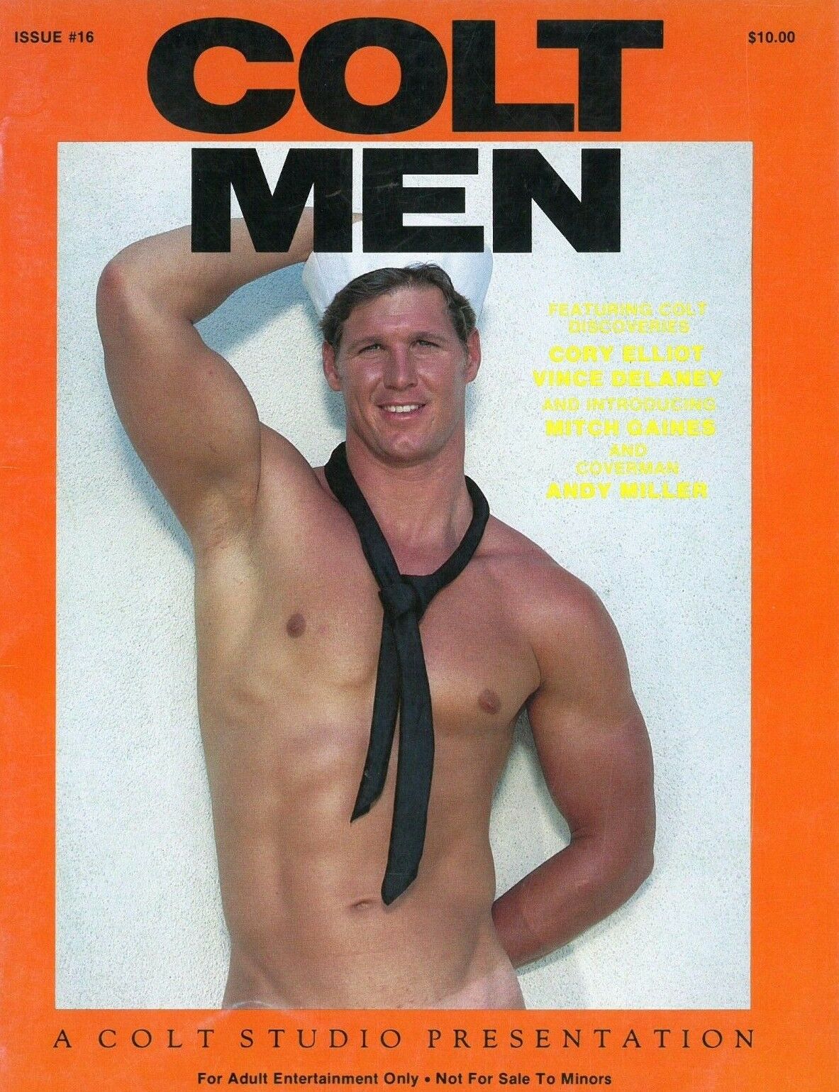 Colt Men # 16 magazine back issue Colt Men magizine back copy 