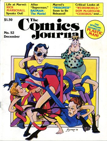 The Comics Journal # 52, December 1979 magazine back issue The Comics Journal magizine back copy 