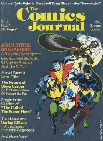 The Comics Journal # 57, Summer 1980 magazine back issue The Comics Journal magizine back copy 