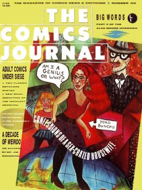 The Comics Journal # 139, December 1990 magazine back issue The Comics Journal magizine back copy 