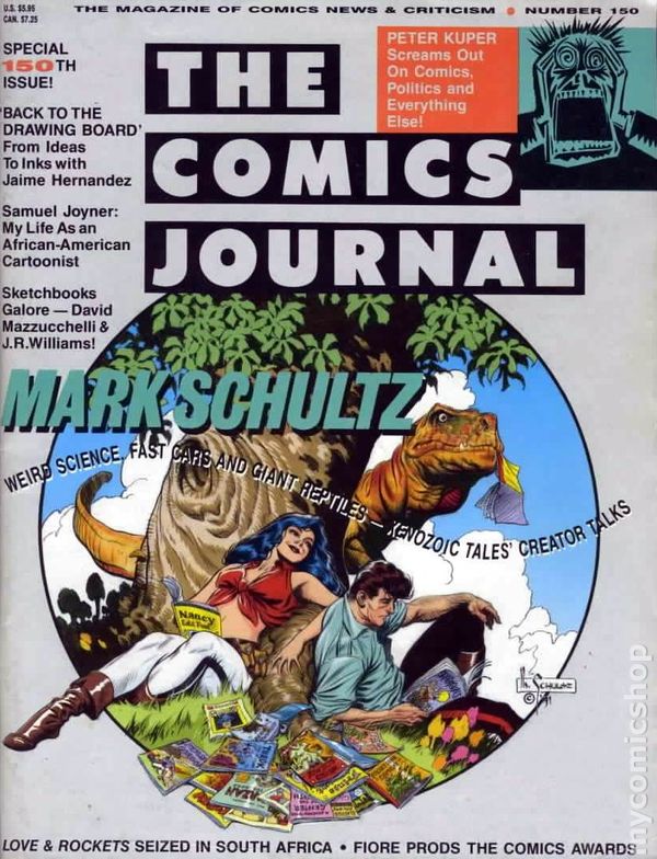 The Comics Journal # 150, Special 1992 magazine back issue The Comics Journal magizine back copy 