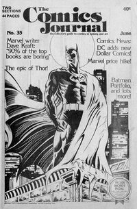 The Comics Journal # 35, June 1977 magazine back issue