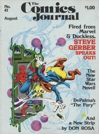 The Comics Journal # 41, August 1978 magazine back issue cover image