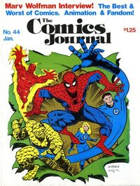 The Comics Journal # 44, January 1979 magazine back issue cover image