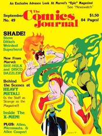 The Comics Journal # 49, September 1979 magazine back issue cover image