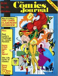The Comics Journal # 50, October 1979 magazine back issue cover image