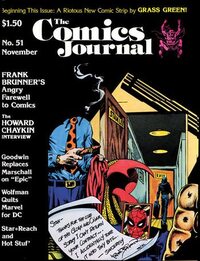 The Comics Journal # 51, November 1979 magazine back issue cover image
