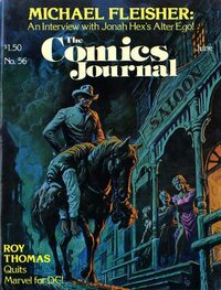 The Comics Journal # 56, June 1980 magazine back issue cover image