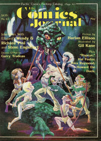 The Comics Journal # 63, May 1981 magazine back issue cover image