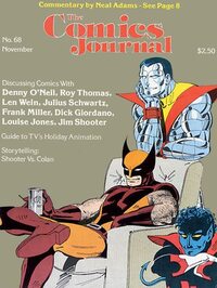 The Comics Journal # 68, November 1981 magazine back issue cover image