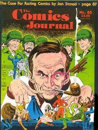 The Comics Journal # 85, October 1983 magazine back issue cover image