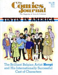 The Comics Journal # 86, November 1983 magazine back issue cover image