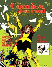 The Comics Journal # 99, June 1985 magazine back issue cover image
