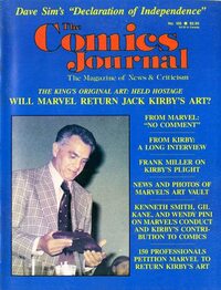 The Comics Journal # 105, February 1986 magazine back issue cover image