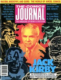 The Comics Journal # 134, February 1990 magazine back issue cover image