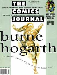 The Comics Journal # 166, February 1994 magazine back issue cover image