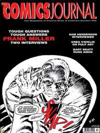 Frank Miller magazine cover appearance The Comics Journal # 209, December 1998