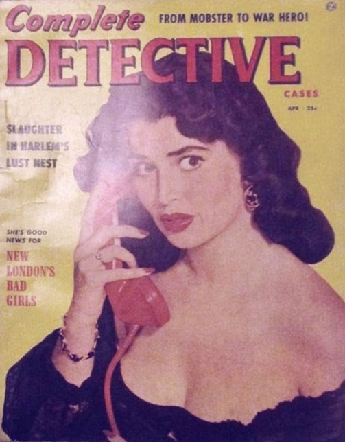 Complete Detective Cases April 1953 magazine back issue Complete Detective Cases magizine back copy 
