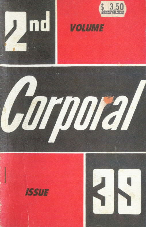 Corporal # 39 magazine back issue Corporal magizine back copy 