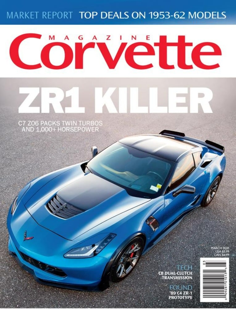 Corvette 135 March 2020 Magazine Back Issue Corvette Mar 2020 5498