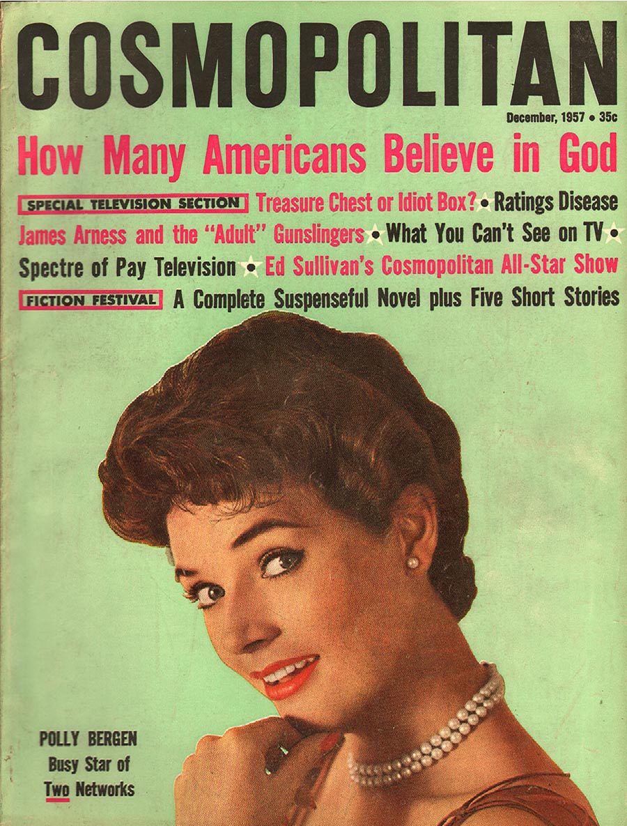 Cosmopolitan December 1957 magazine back issue Cosmopolitan magizine back copy 