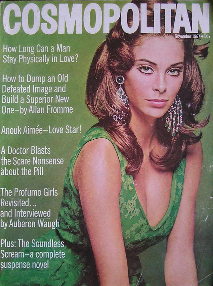 Cosmopolitan November 1967 magazine back issue Cosmopolitan magizine back copy 