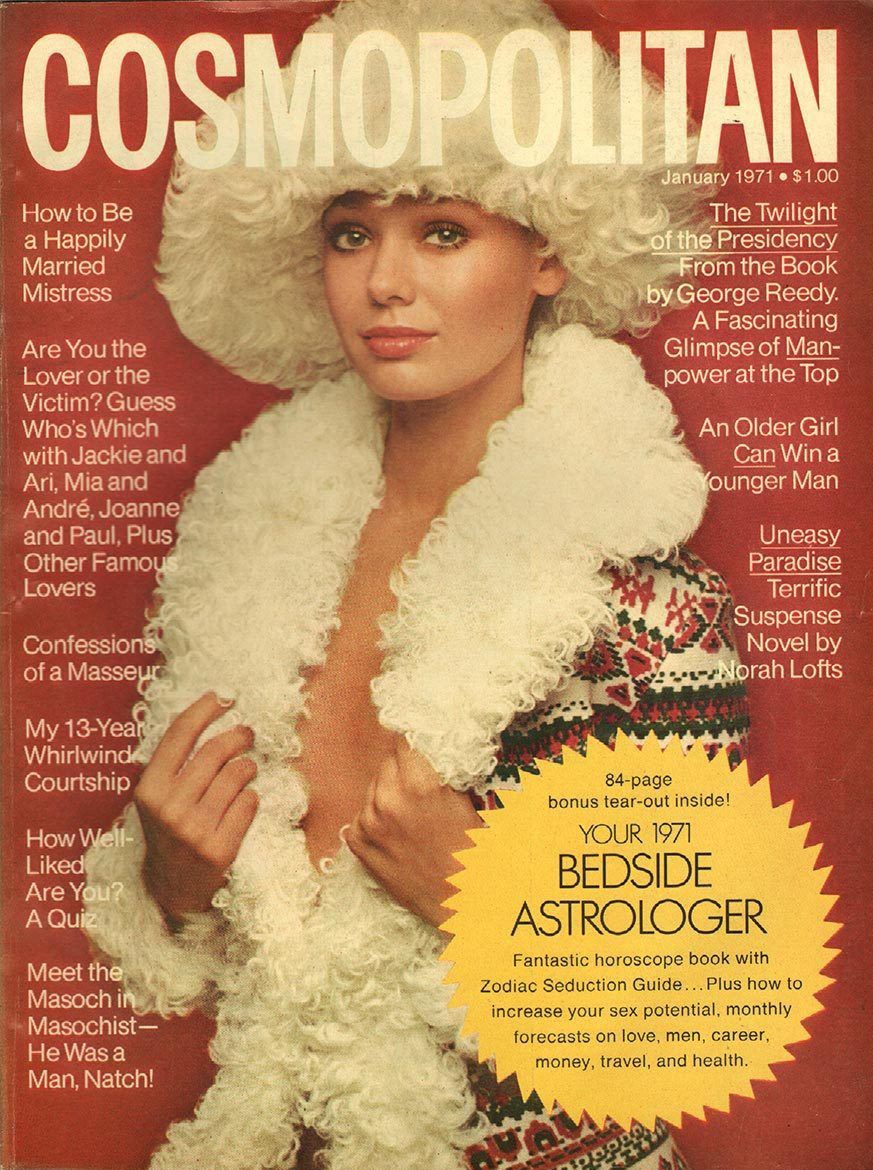 Cosmopolitan January 1971 magazine back issue Cosmopolitan magizine back copy 