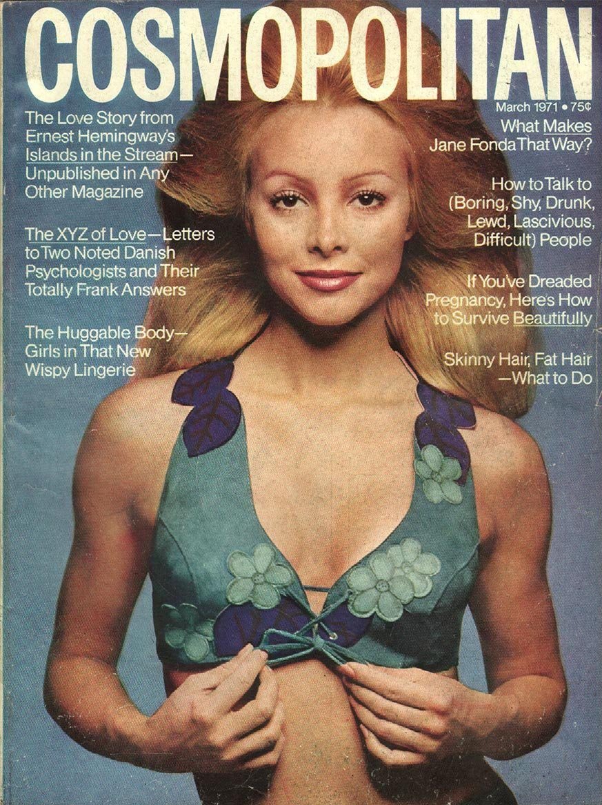 Cosmopolitan March 1971 magazine back issue Cosmopolitan magizine back copy 