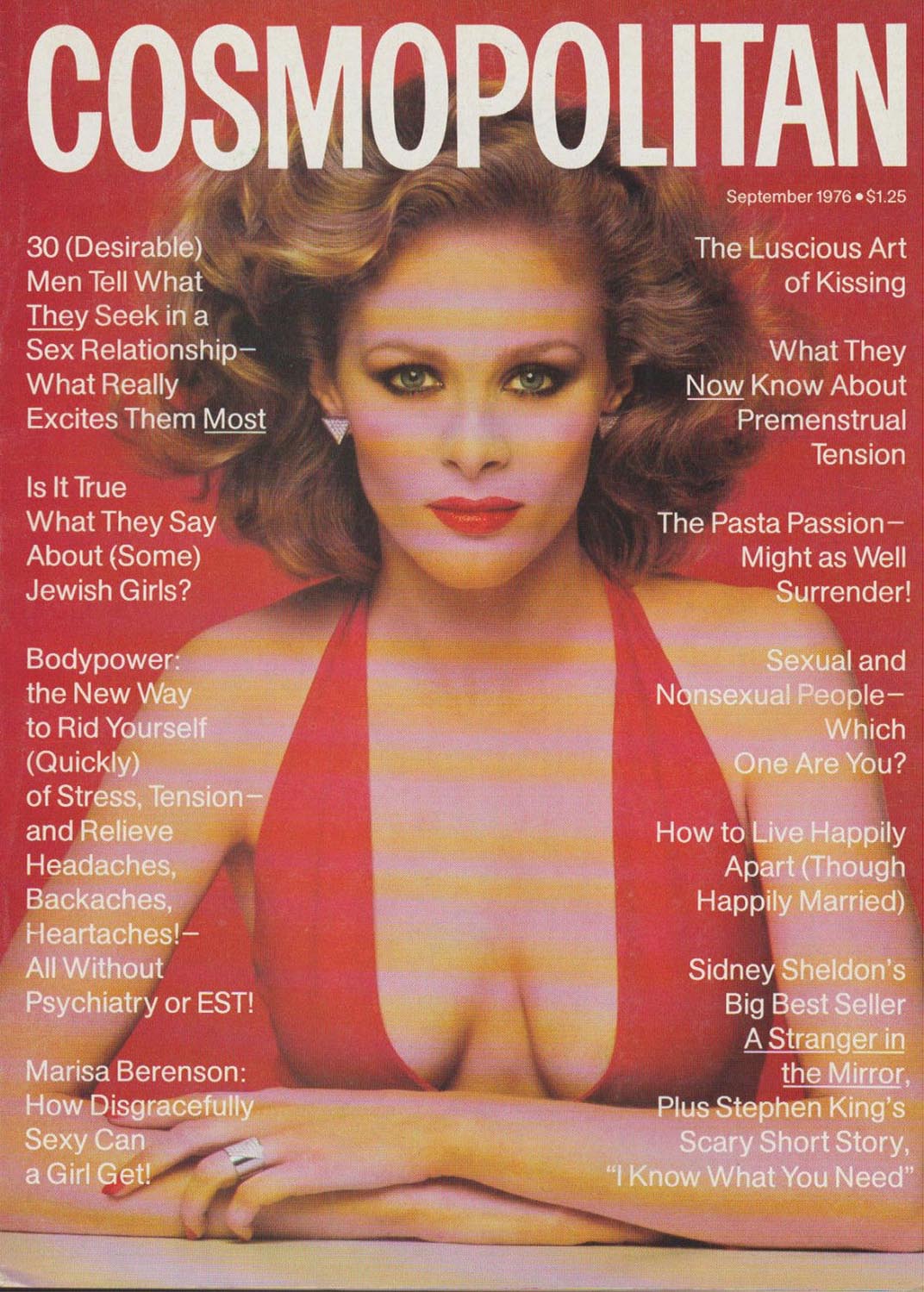 Cosmopolitan September 1976 magazine back issue Cosmopolitan magizine back copy 