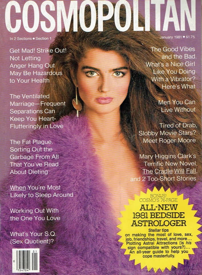 Cosmopolitan January 1981 magazine back issue Cosmopolitan magizine back copy 