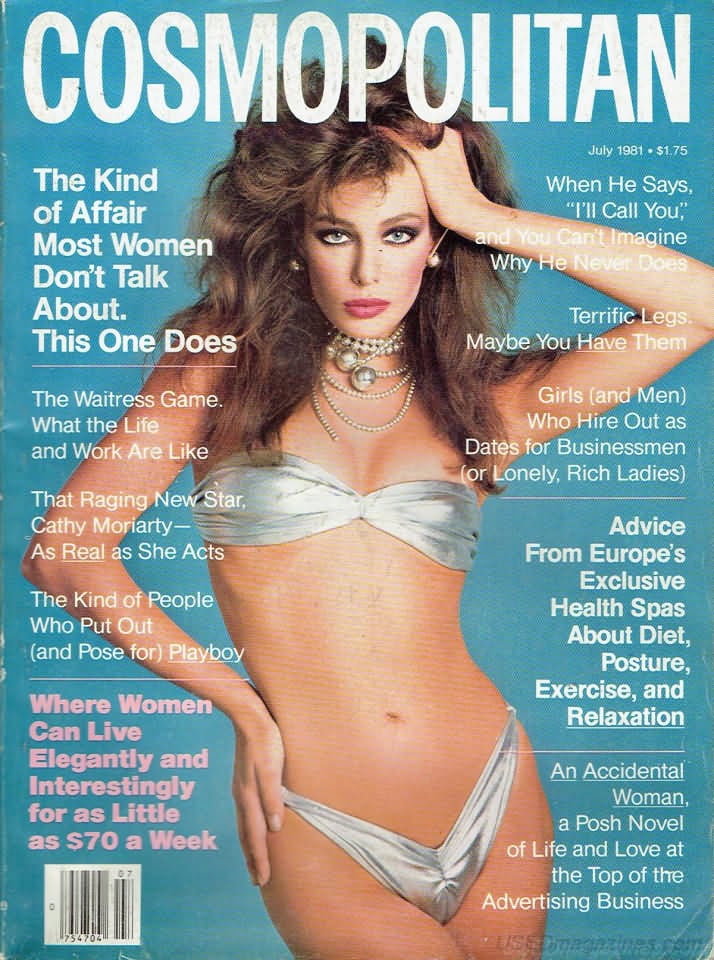 Cosmopolitan July 1981 magazine back issue Cosmopolitan magizine back copy 