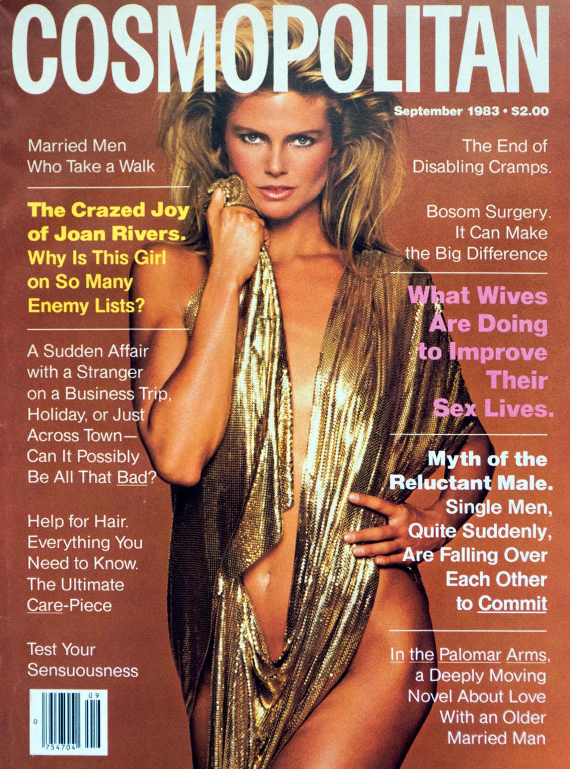 Cosmopolitan September 1983 magazine back issue Cosmopolitan magizine back copy 