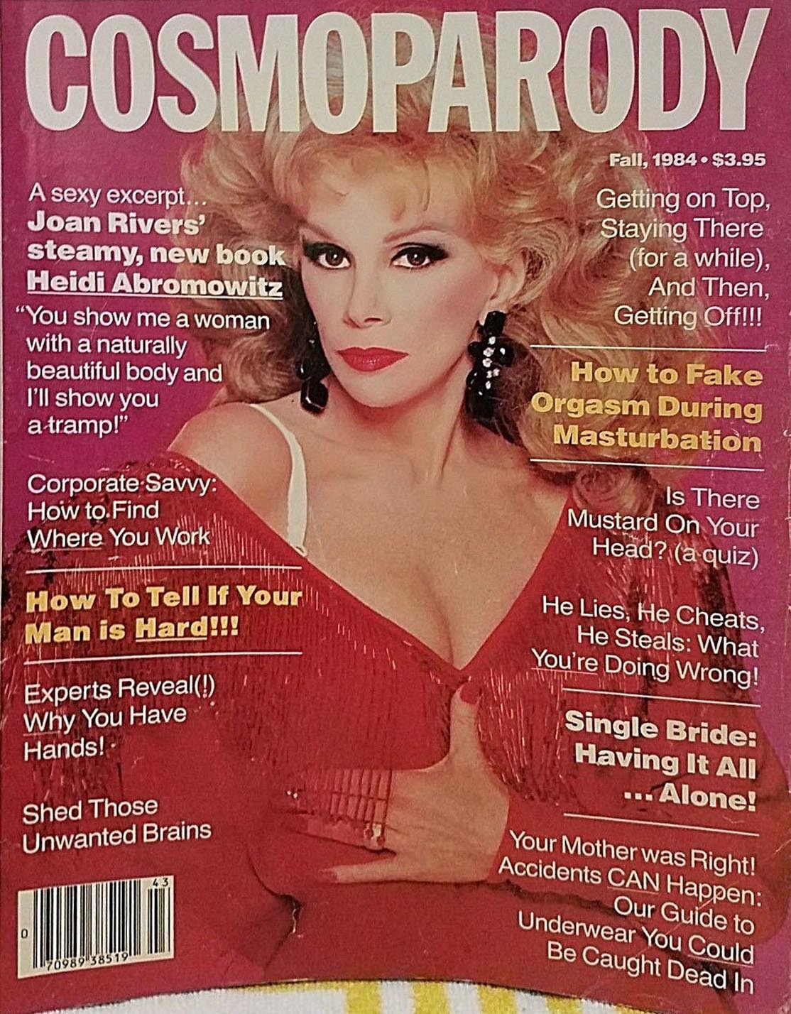 Cosmopolitan Fall 1984 magazine back issue Cosmopolitan magizine back copy 