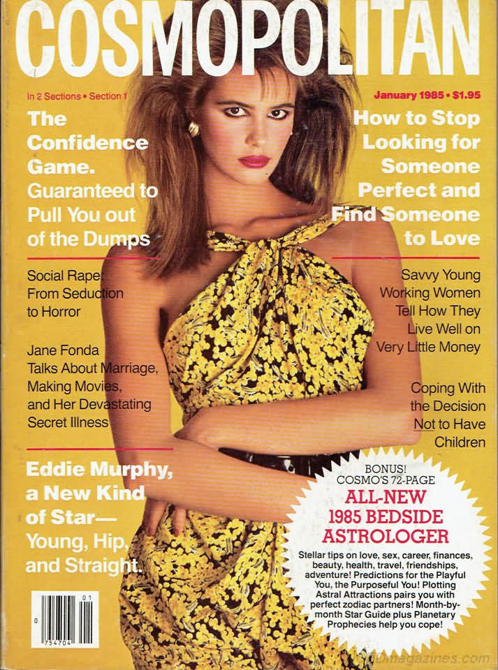 Cosmopolitan Magazine Back Issues Year 1985 Archive
