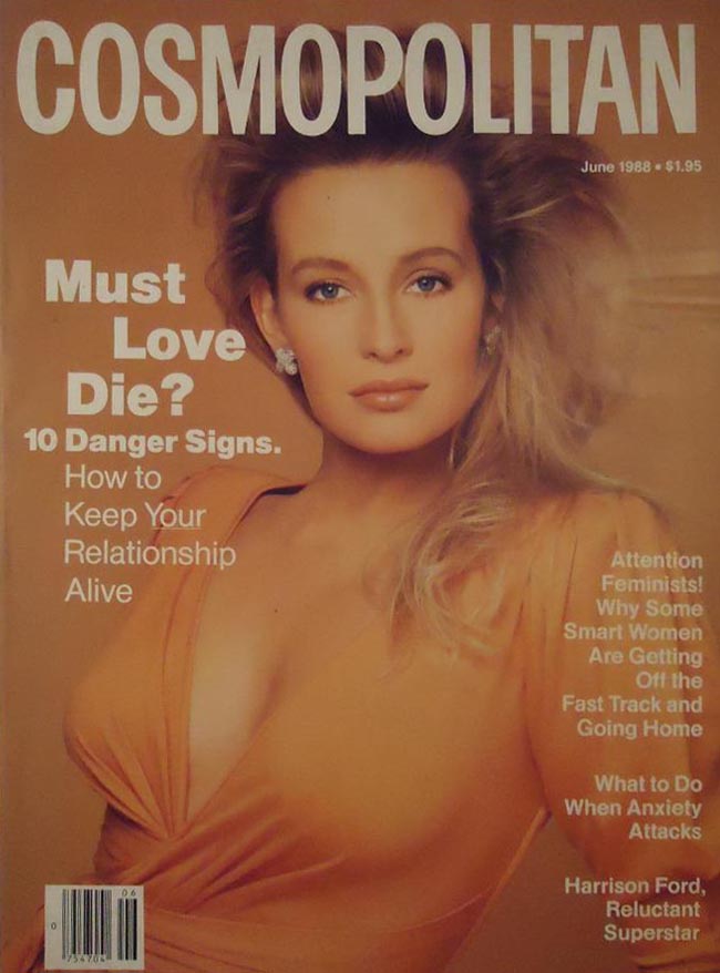 Cosmopolitan June 1988 magazine back issue Cosmopolitan magizine back copy 