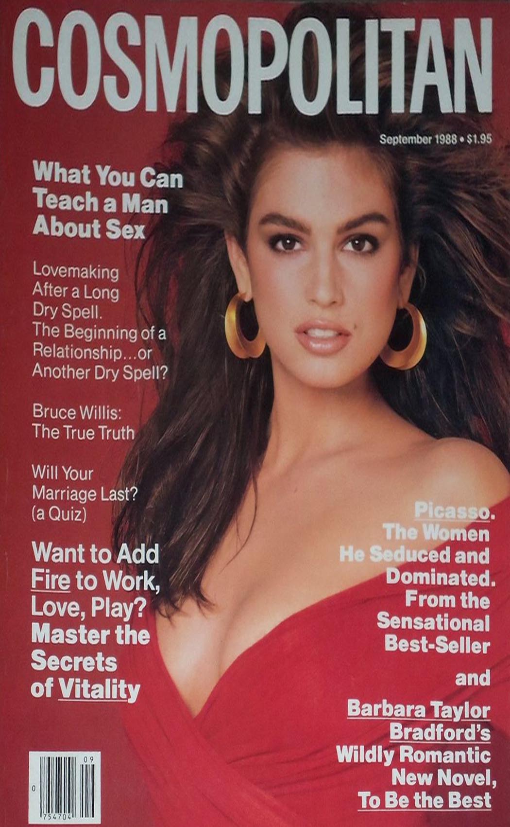 Cosmopolitan September 1988 magazine back issue Cosmopolitan magizine back copy 