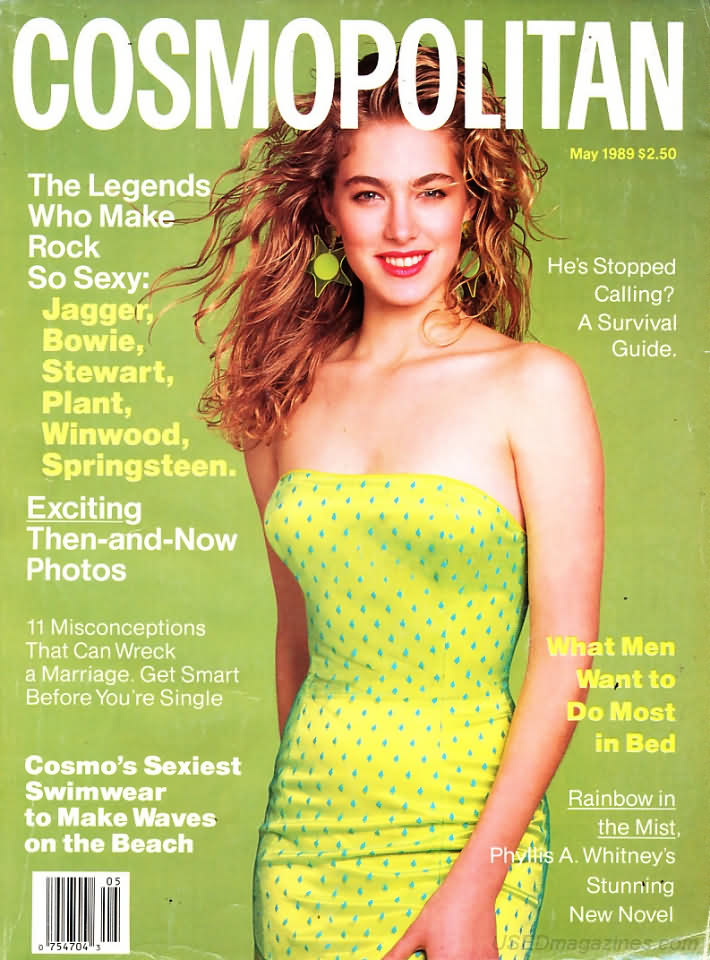 Cosmopolitan May 1989 magazine back issue Cosmopolitan magizine back copy 