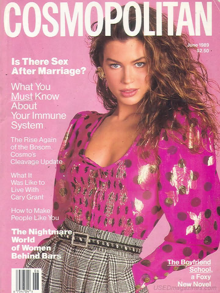 Cosmopolitan June 1989 magazine back issue Cosmopolitan magizine back copy 