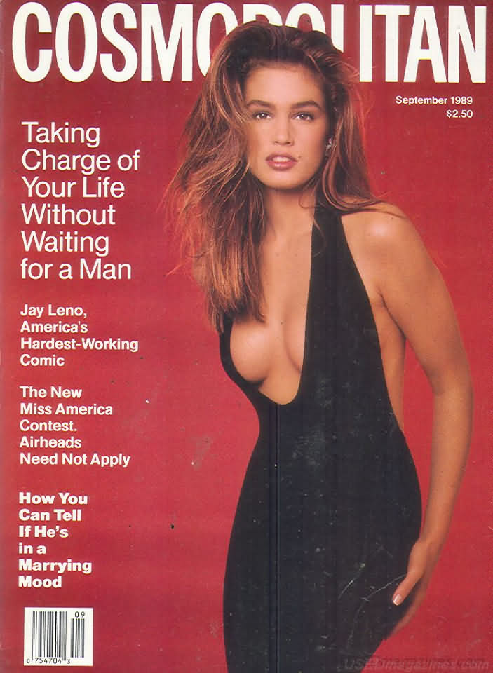 Cosmopolitan September 1989 magazine back issue Cosmopolitan magizine back copy 