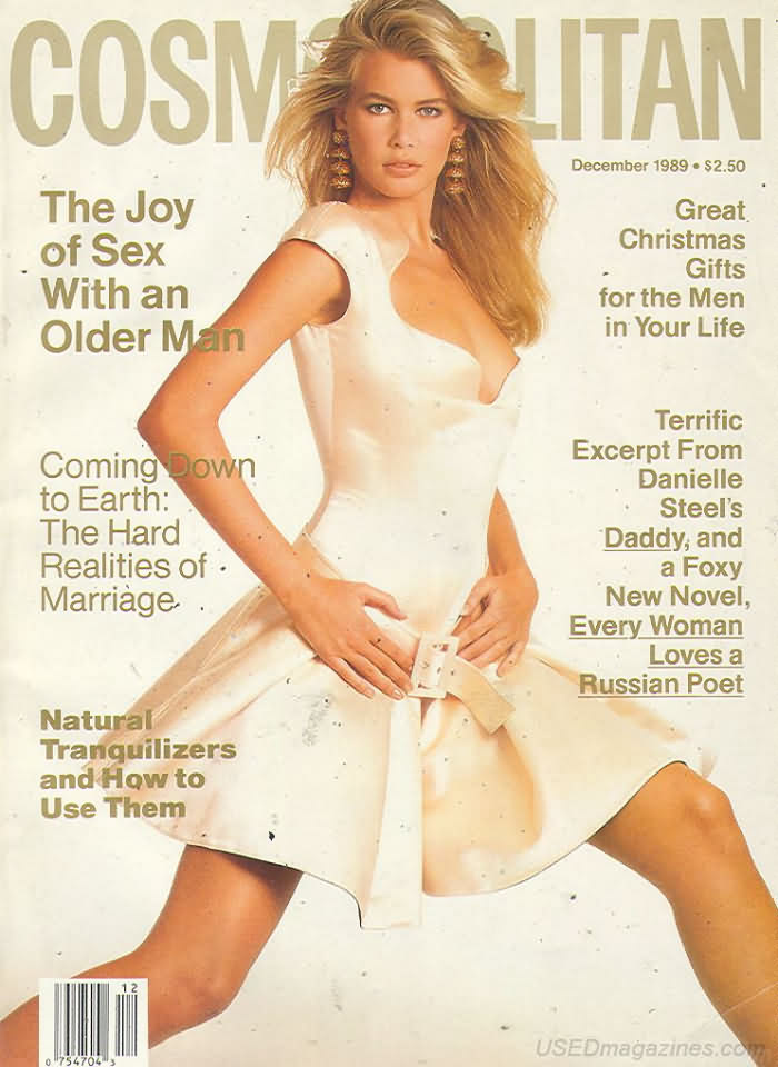 Cosmopolitan December 1989 magazine back issue Cosmopolitan magizine back copy 