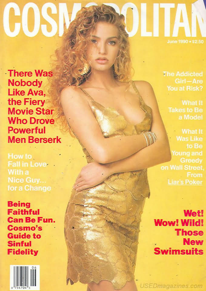 Cosmopolitan June 1990 magazine back issue Cosmopolitan magizine back copy 