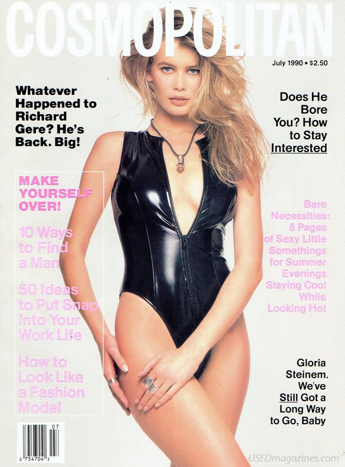 Cosmopolitan July 1990 magazine back issue Cosmopolitan magizine back copy 