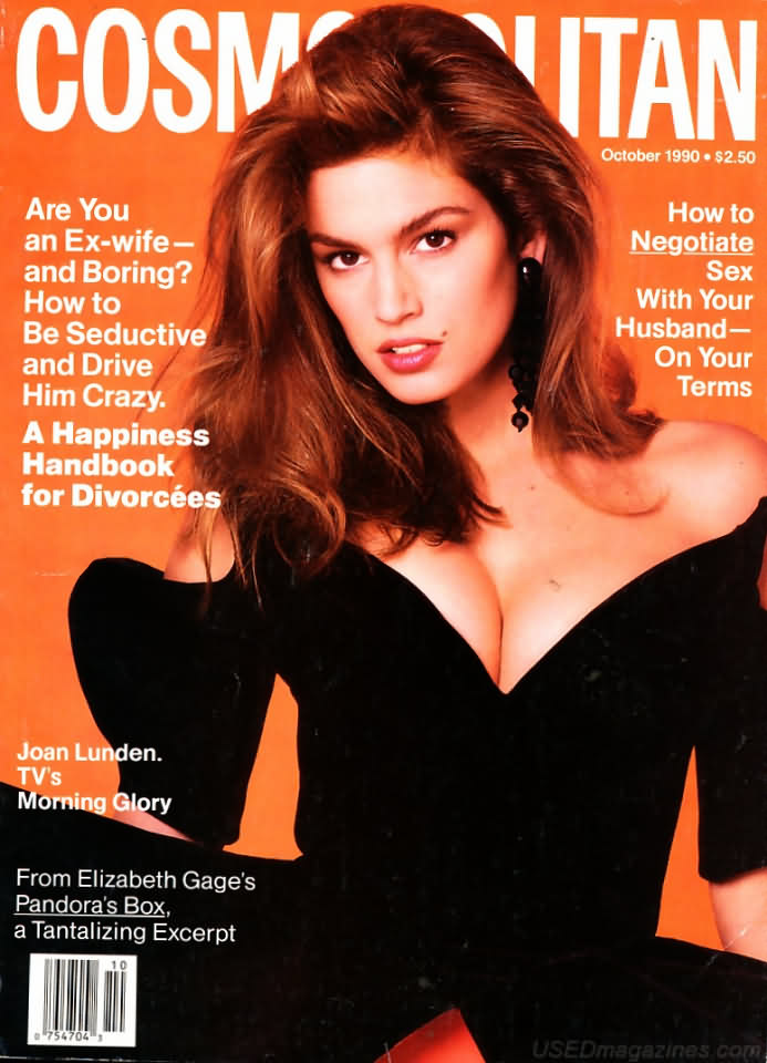Cosmopolitan October 1990 magazine back issue Cosmopolitan magizine back copy 