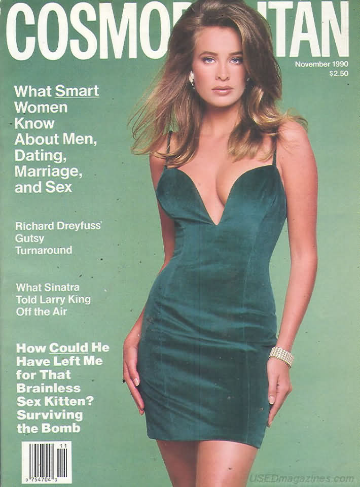 Cosmopolitan November 1990 magazine back issue Cosmopolitan magizine back copy 