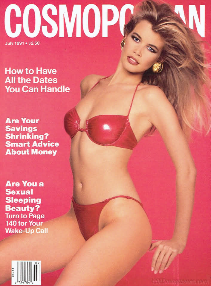Cosmopolitan July 1991 magazine back issue Cosmopolitan magizine back copy 