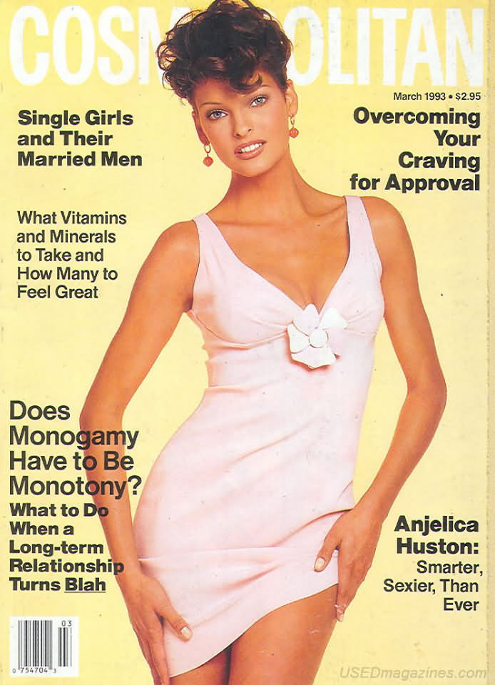 Cosmopolitan March 1993 magazine back issue Cosmopolitan magizine back copy 