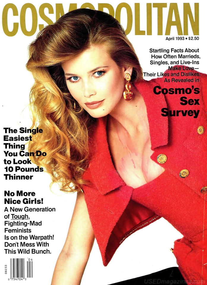 Cosmopolitan April 1993 magazine back issue Cosmopolitan magizine back copy 