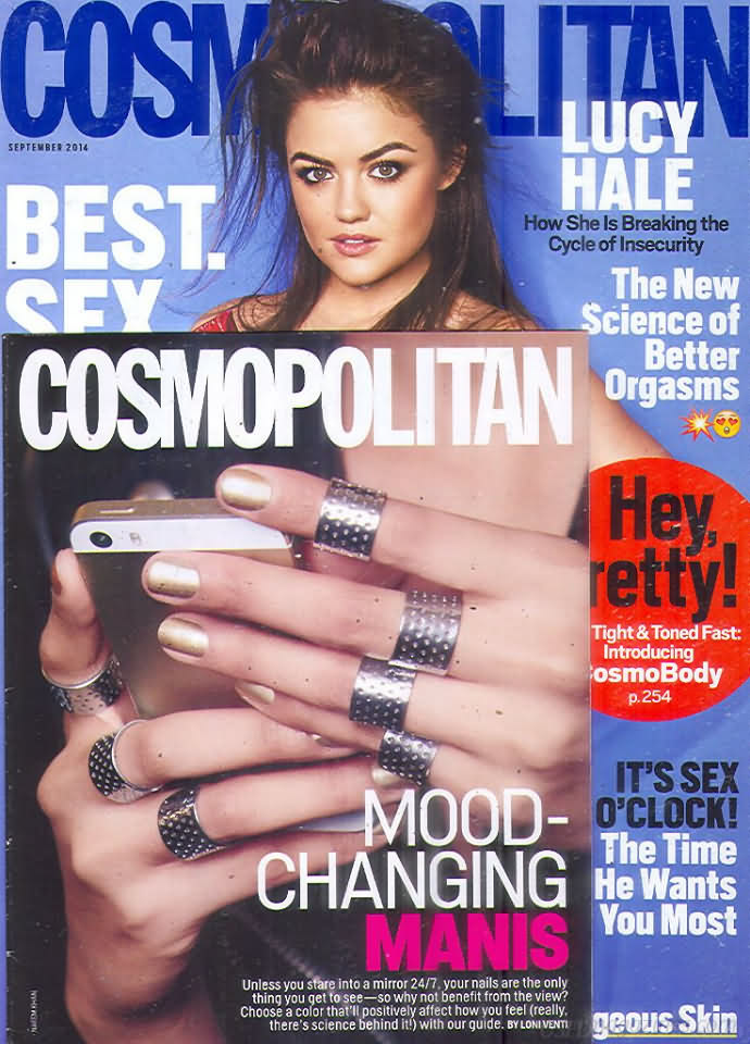 Cosmopolitan September 2014 magazine back issue Cosmopolitan magizine back copy 
